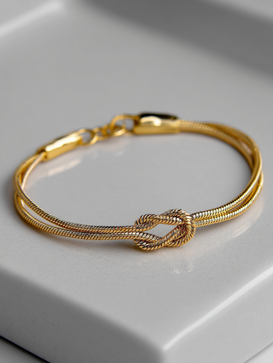 Infinity Bracelet Premium 14k Gold Stainless Steel