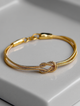 Infinity Bracelet Premium 14k Gold Stainless Steel
