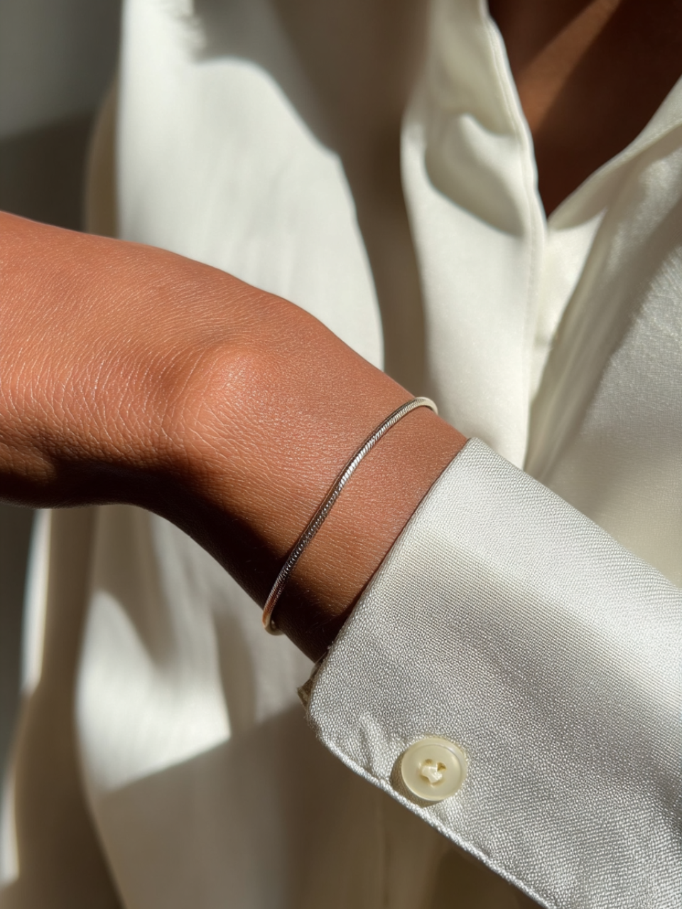 Serpenté Fine Bracelet Premium Silver plated Stainless Steel