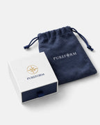 Pureform gift box with the navy velvet pouch, sold separately