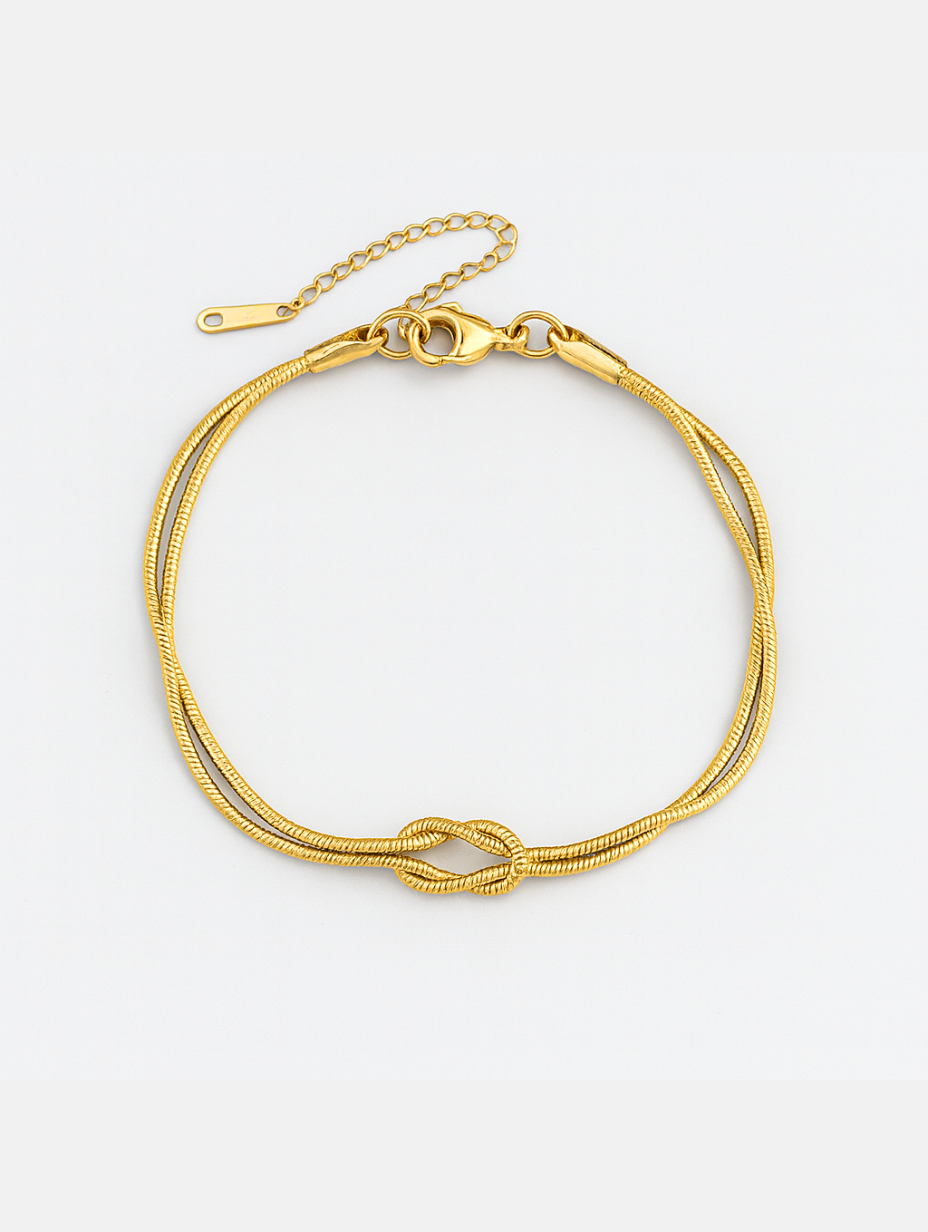 Infinity Bracelet Premium 14k Gold Stainless Steel