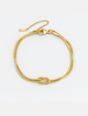 Infinity Bracelet Premium 14k Gold Stainless Steel