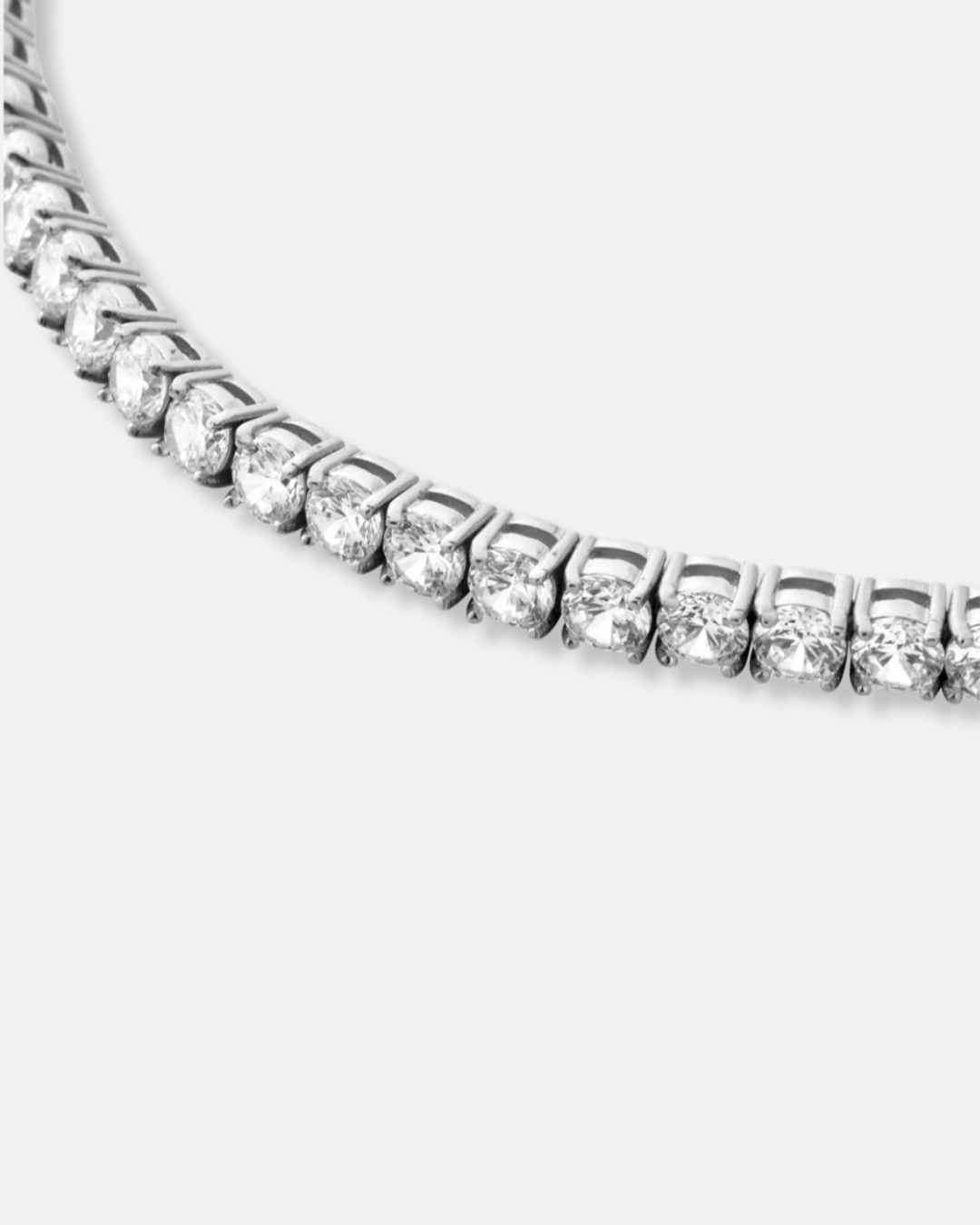 Titanium Steel Tennis Necklace