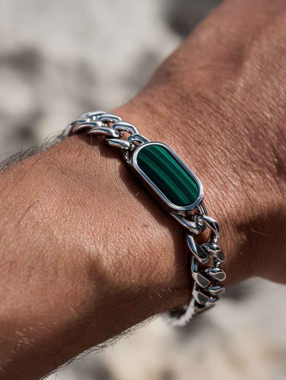 Bracelet Malachite Stone