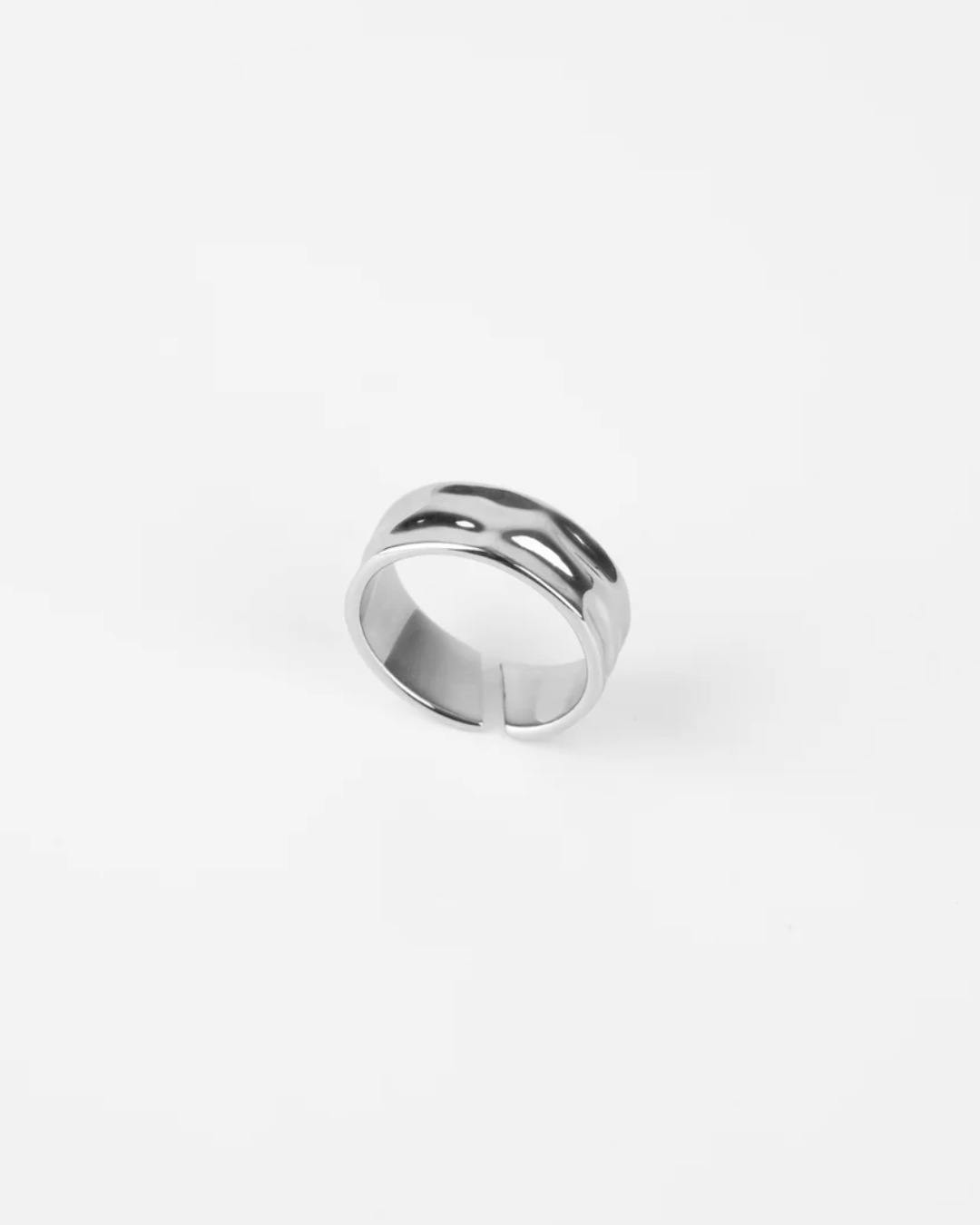 Platinum Plated Ocean Ring