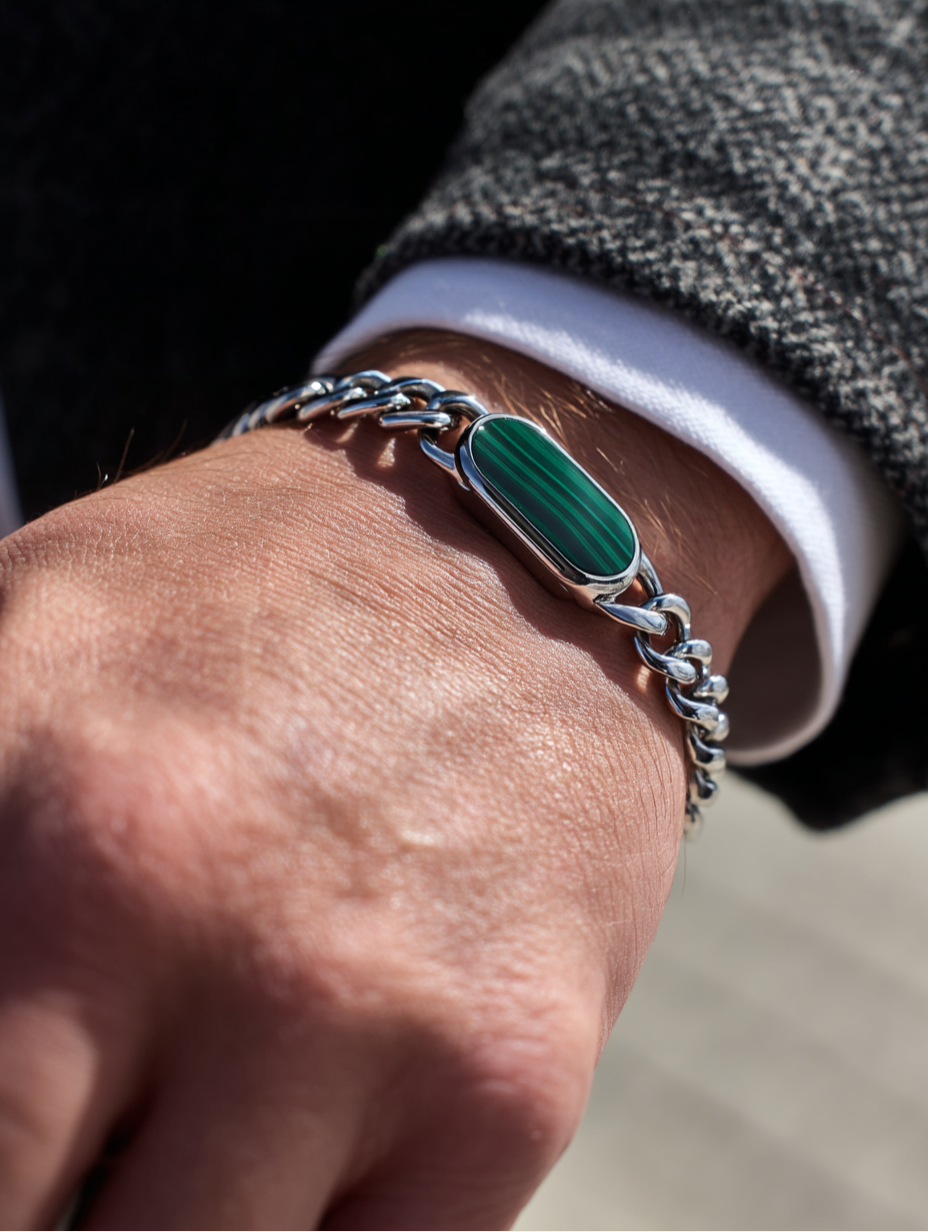 Bracelet Malachite Stone