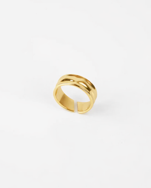 18K Gold Plated Ocean Ring