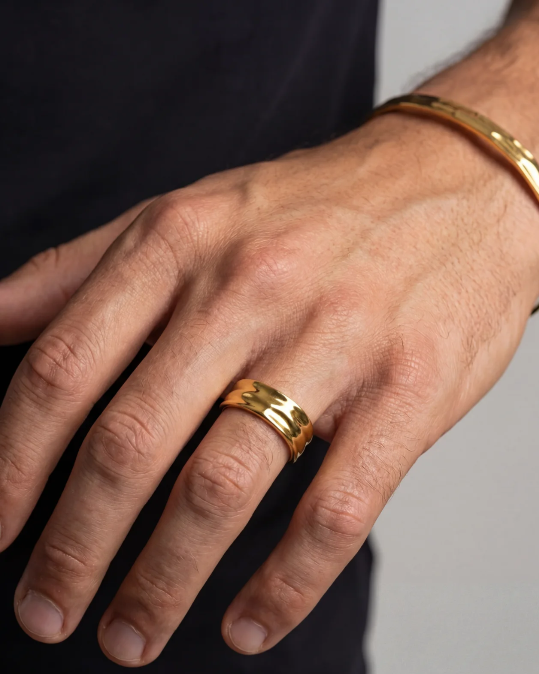 18K Gold Plated Ocean Ring