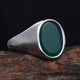 Ring Green Agate