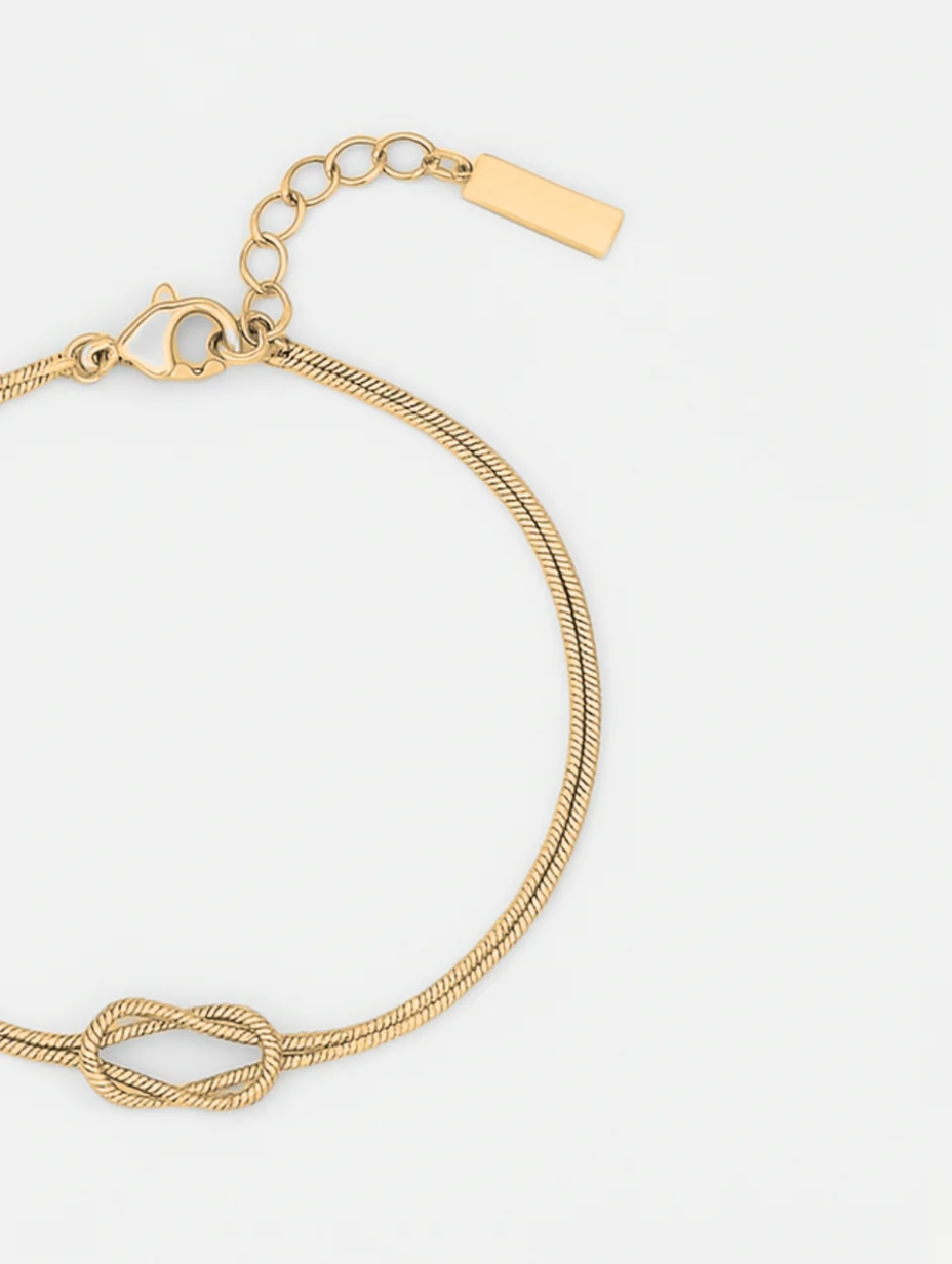 Infinity Bracelet Premium 14k Gold Stainless Steel