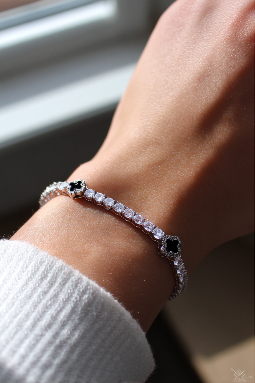 Clover Bracelet Onyx