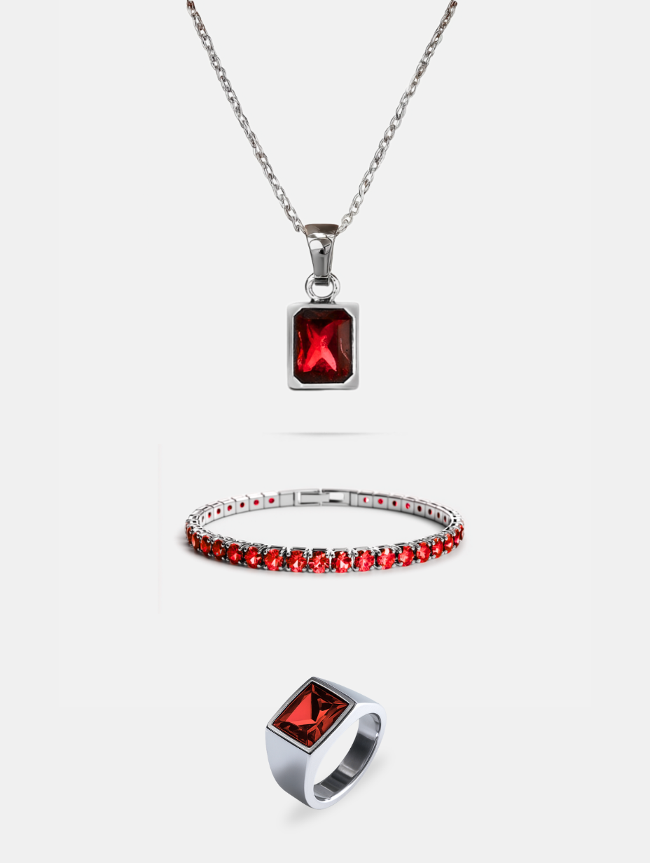 Astra Triple Bundle Crimson Red