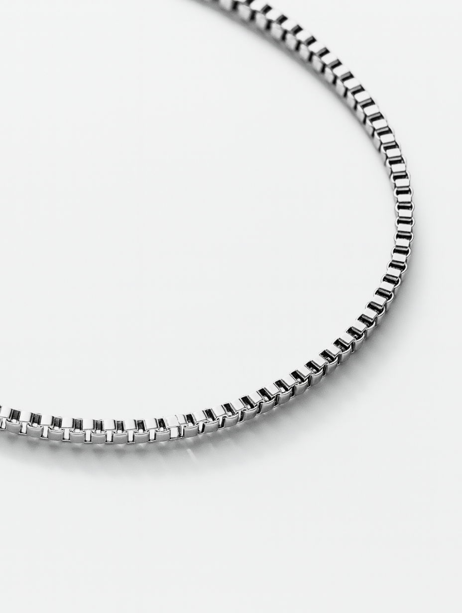 Box Bracelet Platinum