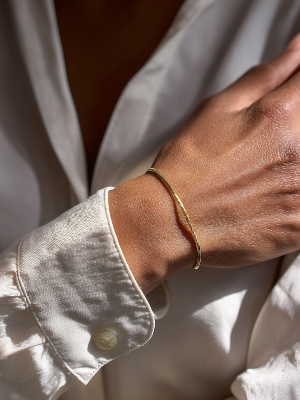 Serpenté Fine Bracelet Premium 18K Gold Stainless Steel