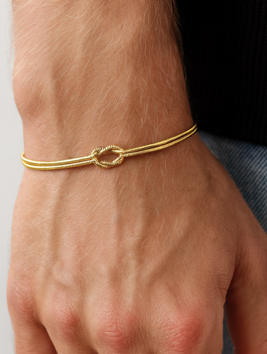 Infinity Bracelet Premium 14k Gold Stainless Steel