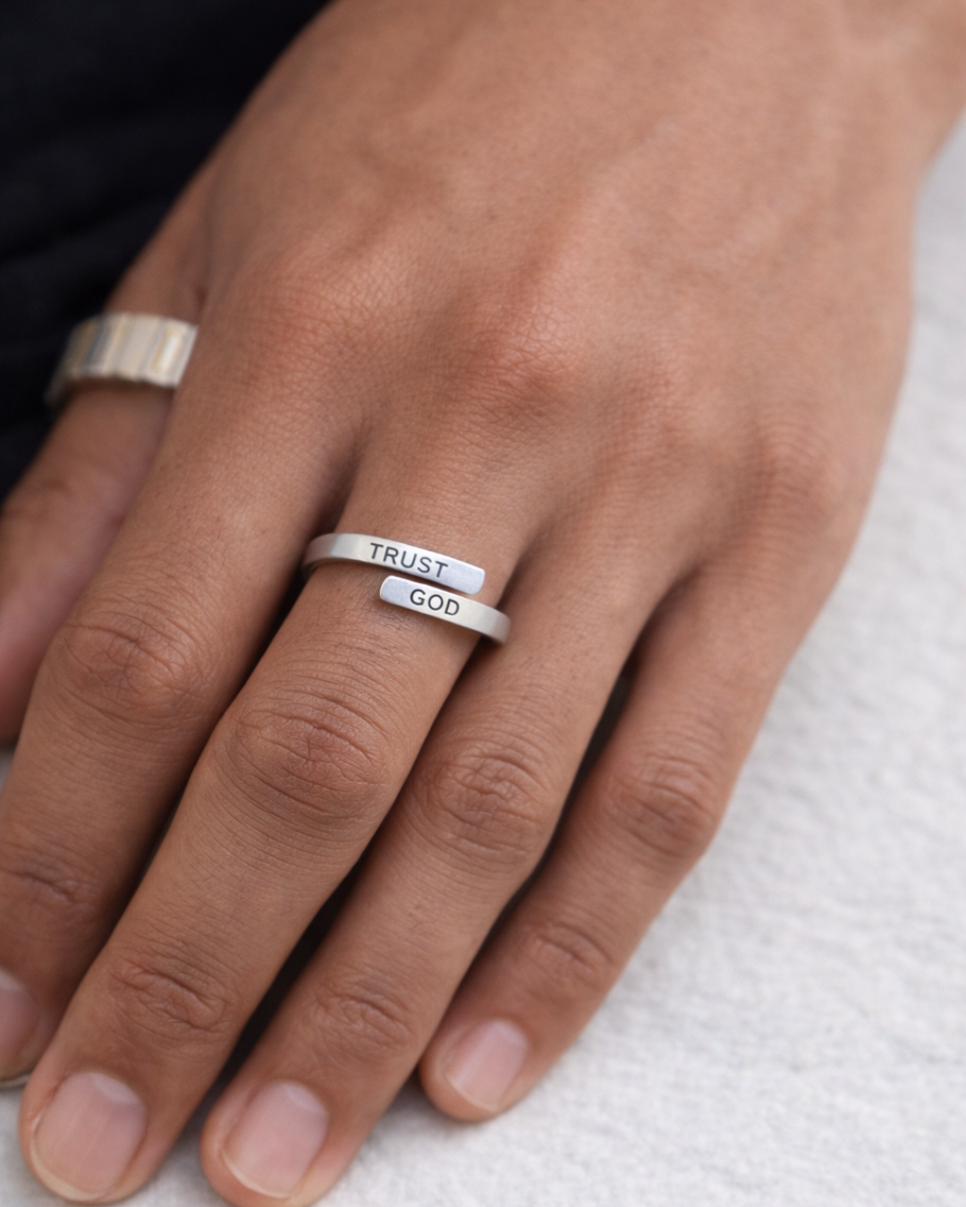 TRST Ring Silver-plated