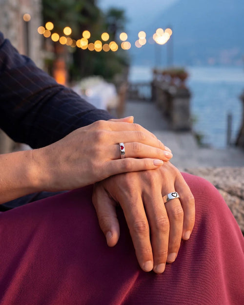 Amare Rings Set | Silver