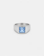 Aquamarine Ring | Titanium Steel