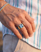 Aquamarine Ring | Gold