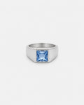Aquamarine Ring | Titanium Steel