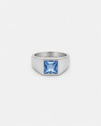 Aquamarine Ring | Titanium Steel