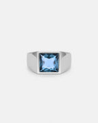 Aquamarine Ring | Titanium Steel