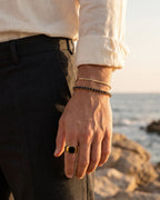 Black Onyx Signet Ring | Gold