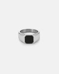 Black Onyx Signet Ring | Silver