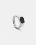 Black Onyx Signet Ring | Silver