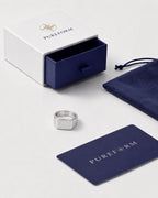 Brushed Bar Ring | Silver