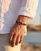 Cabo Rope Bracelet | Burgundy