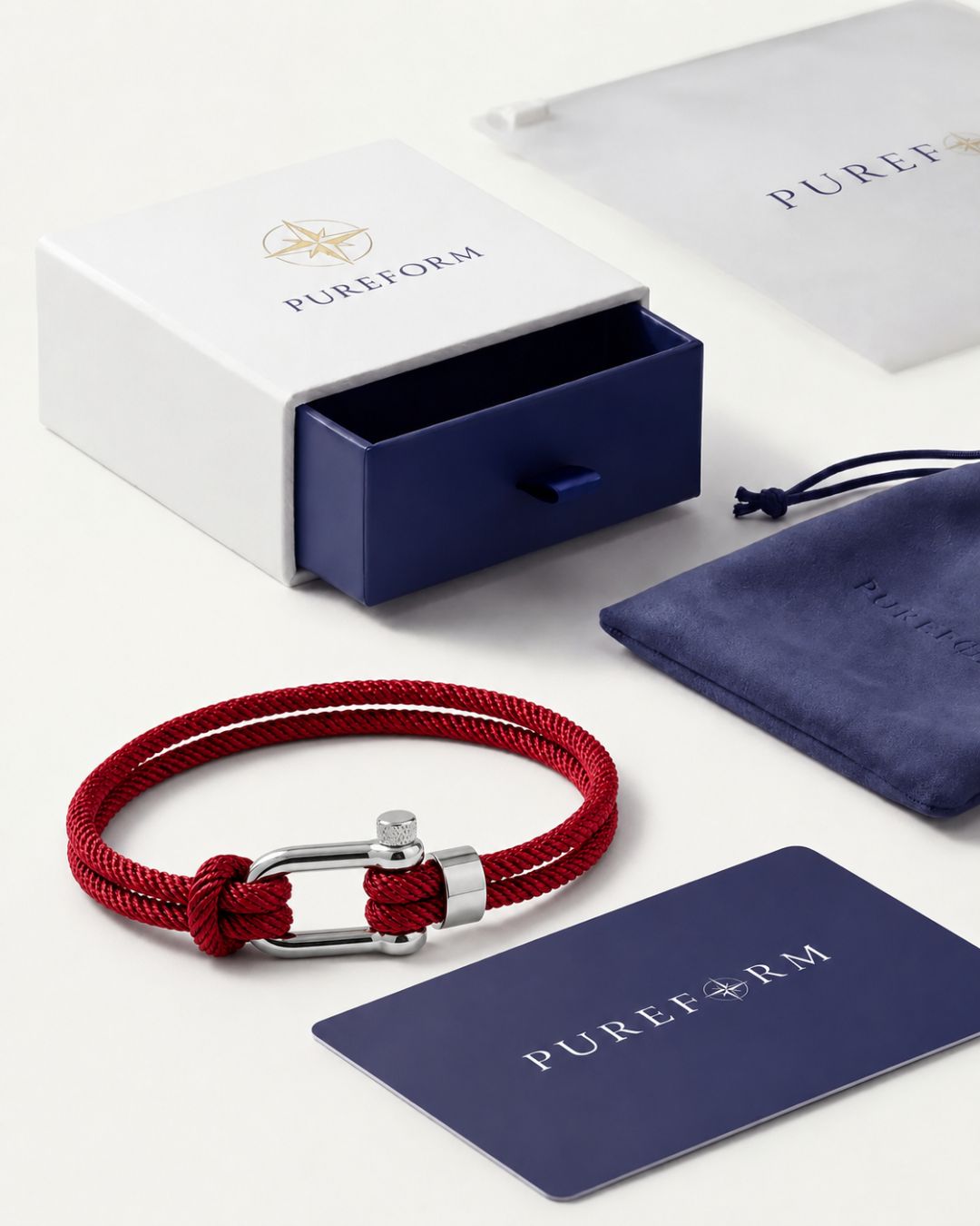 Cabo Rope Bracelet | Burgundy