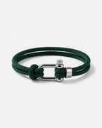Cabo Rope Bracelet | Forest Green