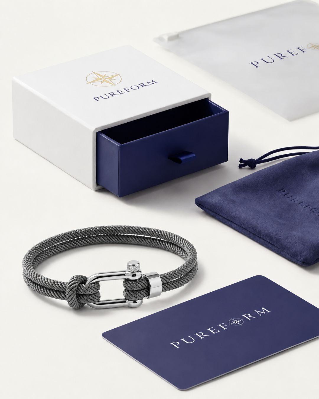 Cabo Rope Bracelet | Grey
