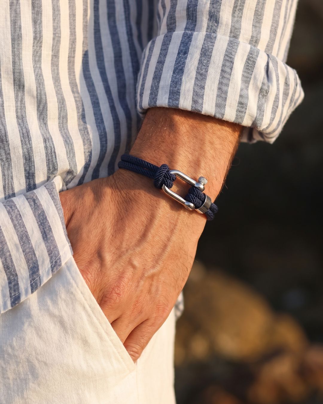 Bracelet Corde Cabo | Marine