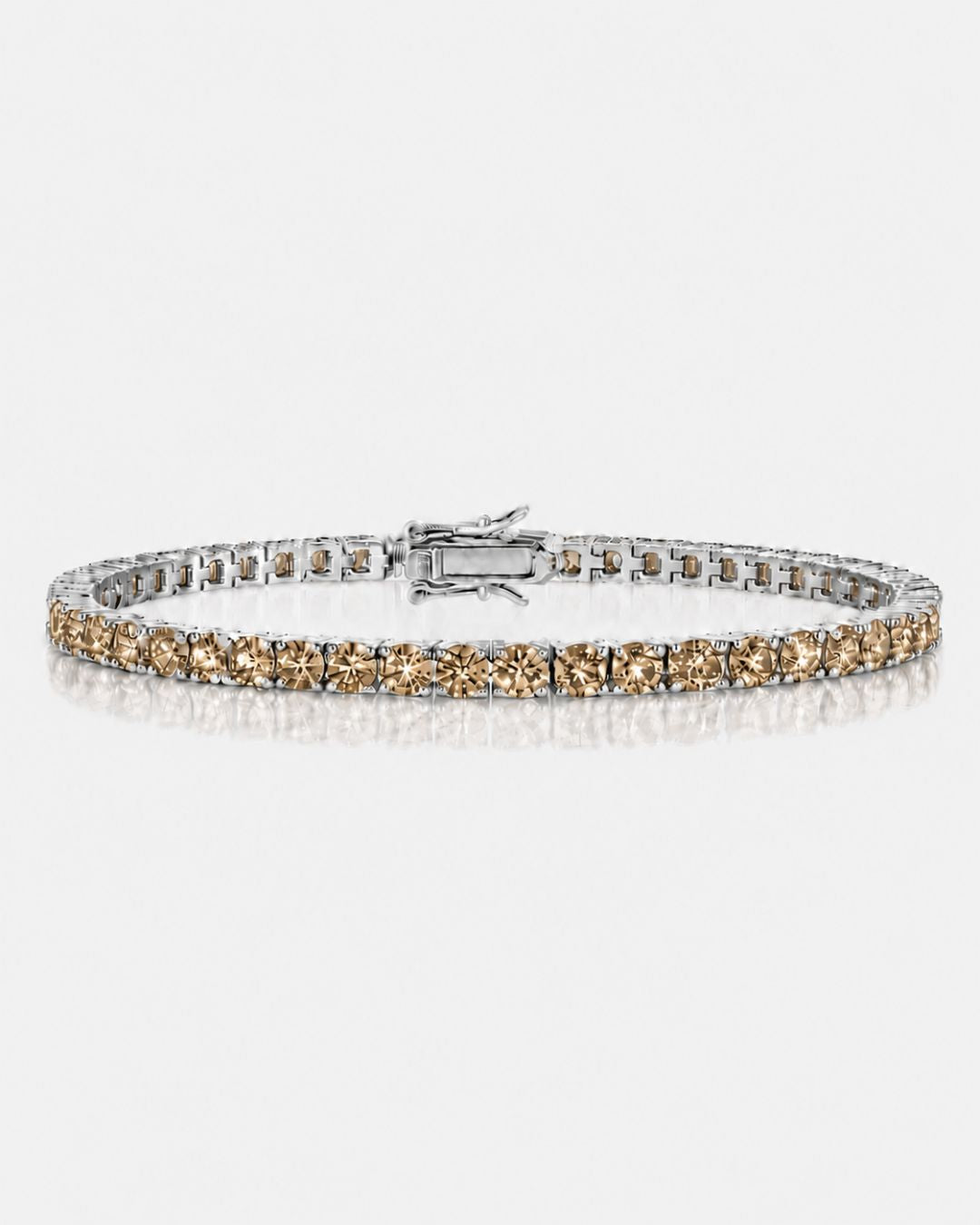 Champagne Éclat Bracelet | Champagne Moissanite