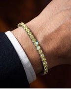 Champagne Éclat Bracelet | Champagne Moissanite