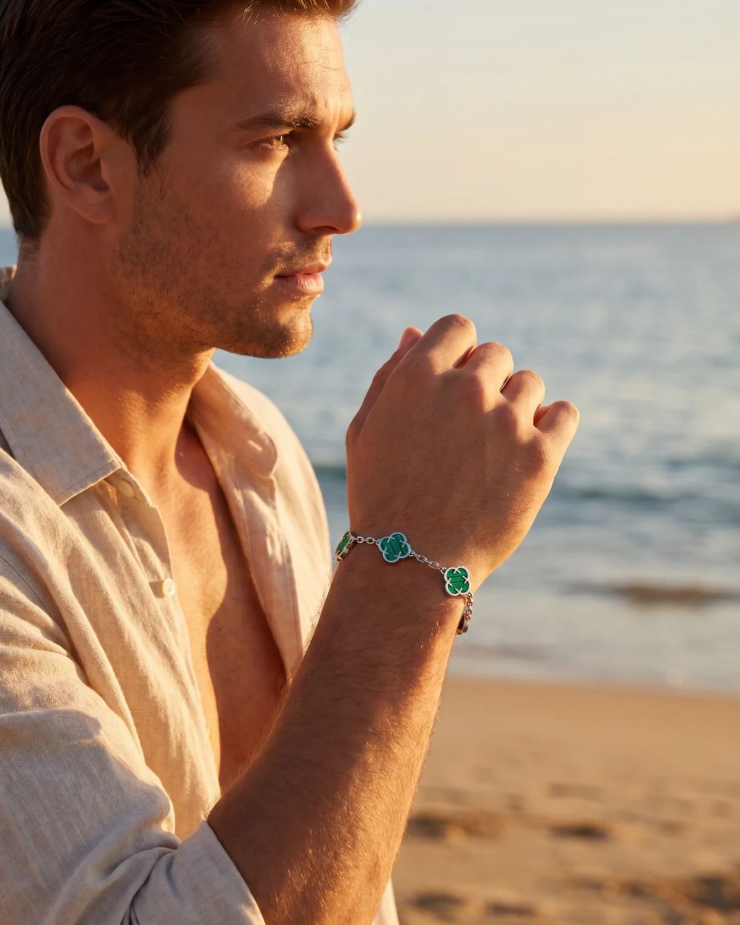 Charm-Armband Grün