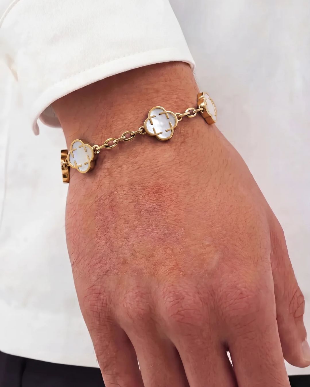 Bracelet Charms Nacre I Or