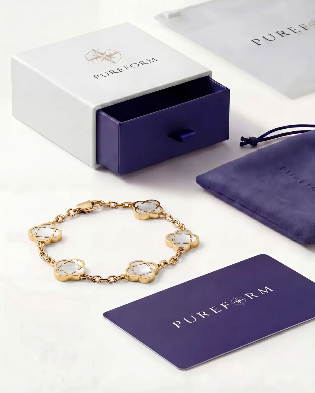 Charm-Armband Weiß