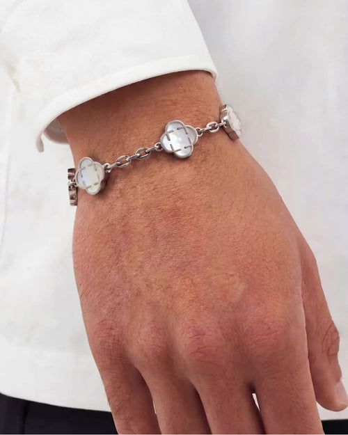 Charm-Armband Weiß