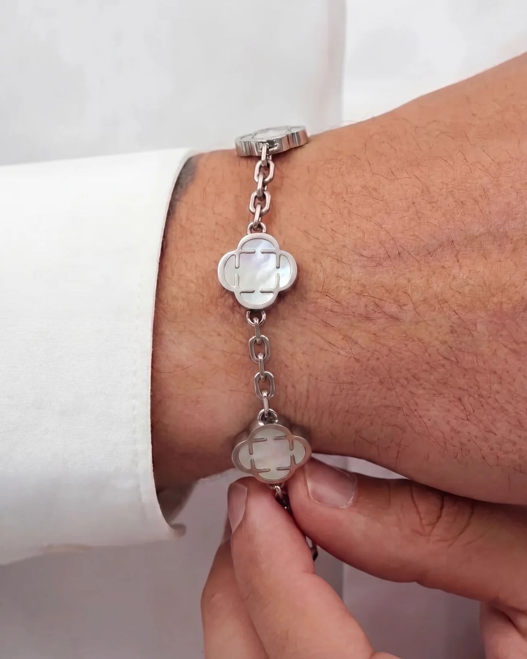 Charm-Armband Weiß