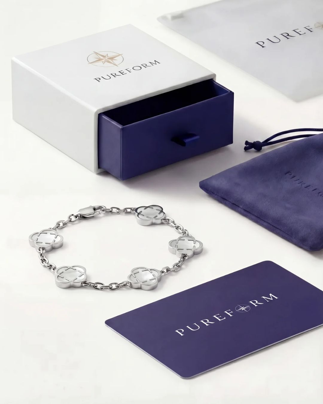 Charm-Armband Weiß