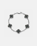 Charm-Armband Schwarz