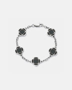 Charm-Armband Schwarz