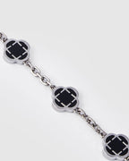 Charm-Armband Schwarz