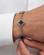 Charm-Armband Schwarz