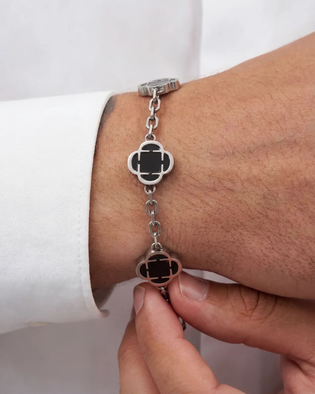 Charm-Armband Schwarz