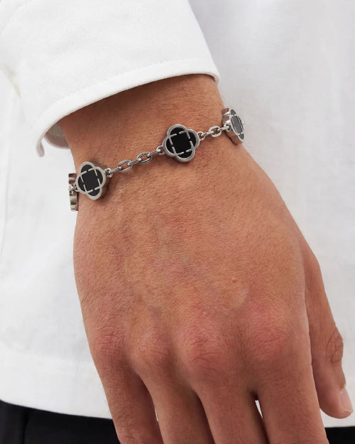 Charm-Armband Schwarz