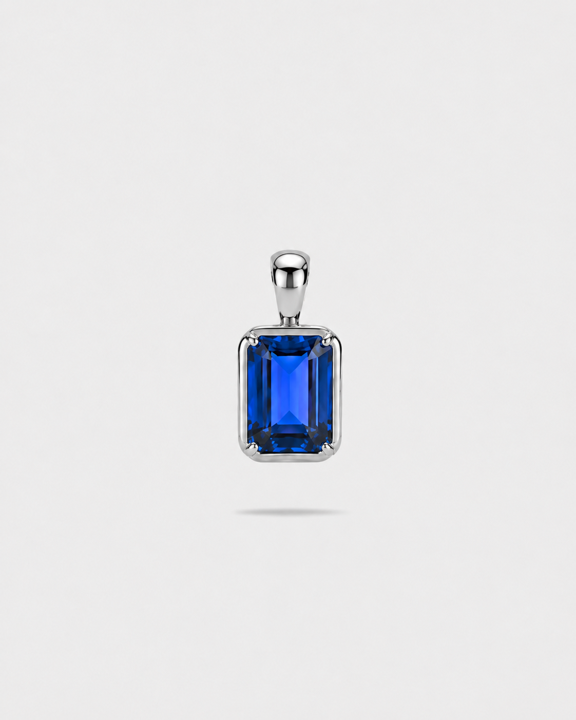 Sapphire Pendant | 1 Carat 925 Silver